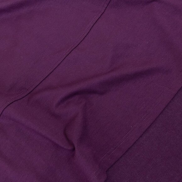 Eileen Fisher Fine Jersey Boat Neck Top Blackberry Purple XS - Picture 8 of 11